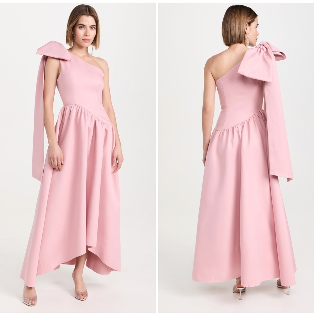 Elliatt Pink One-Shoulder Maxi Dress